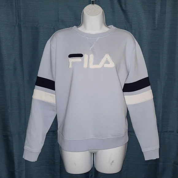 Fila | Women's Blue Sweatshirt - Picture 2 of 4